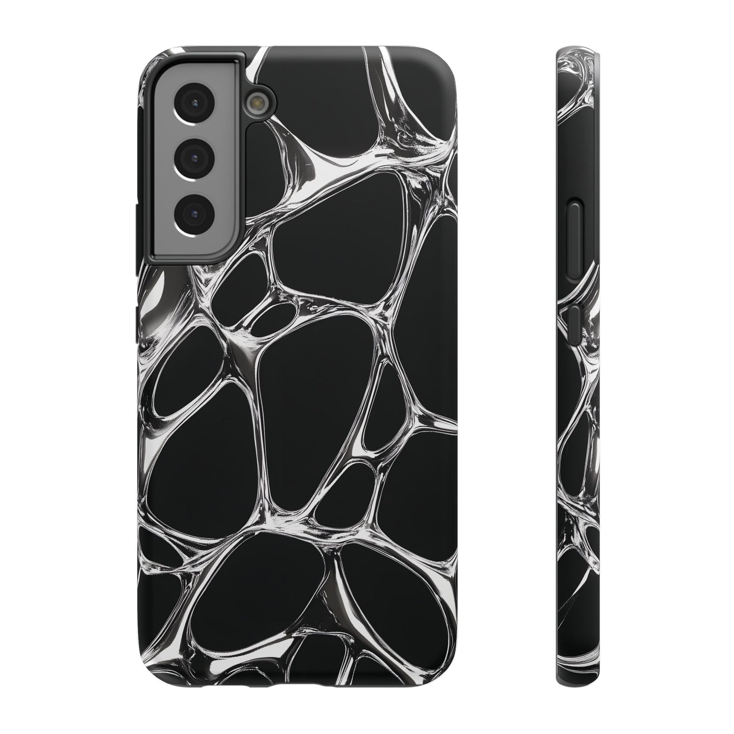 Liquid Metal Abstract Phone Case – MagSafe Compatible for iPhone & Samsung Galaxy