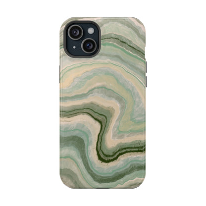Earthy Agate Stone Phone Case – MagSafe Compatible for iPhone & Samsung Galaxy