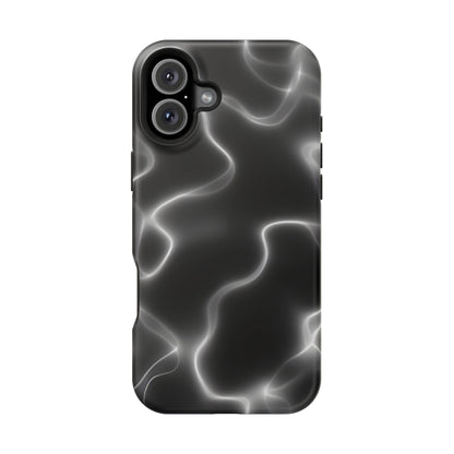 Electric Black Glow Phone Case – MagSafe Compatible for iPhone & Samsung Galaxy