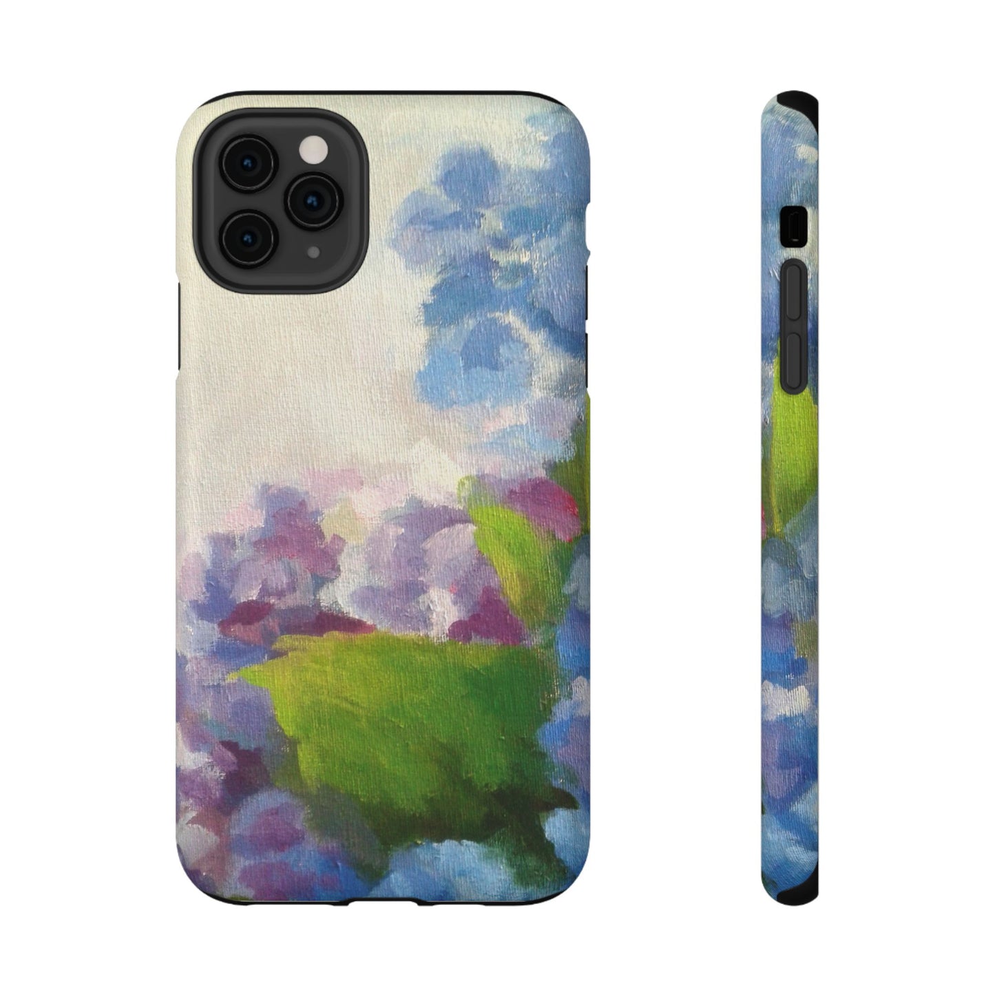 Hydrangea Dream Phone Case – Artistic Floral Design, MagSafe Compatible for iPhone & Samsung Galaxy