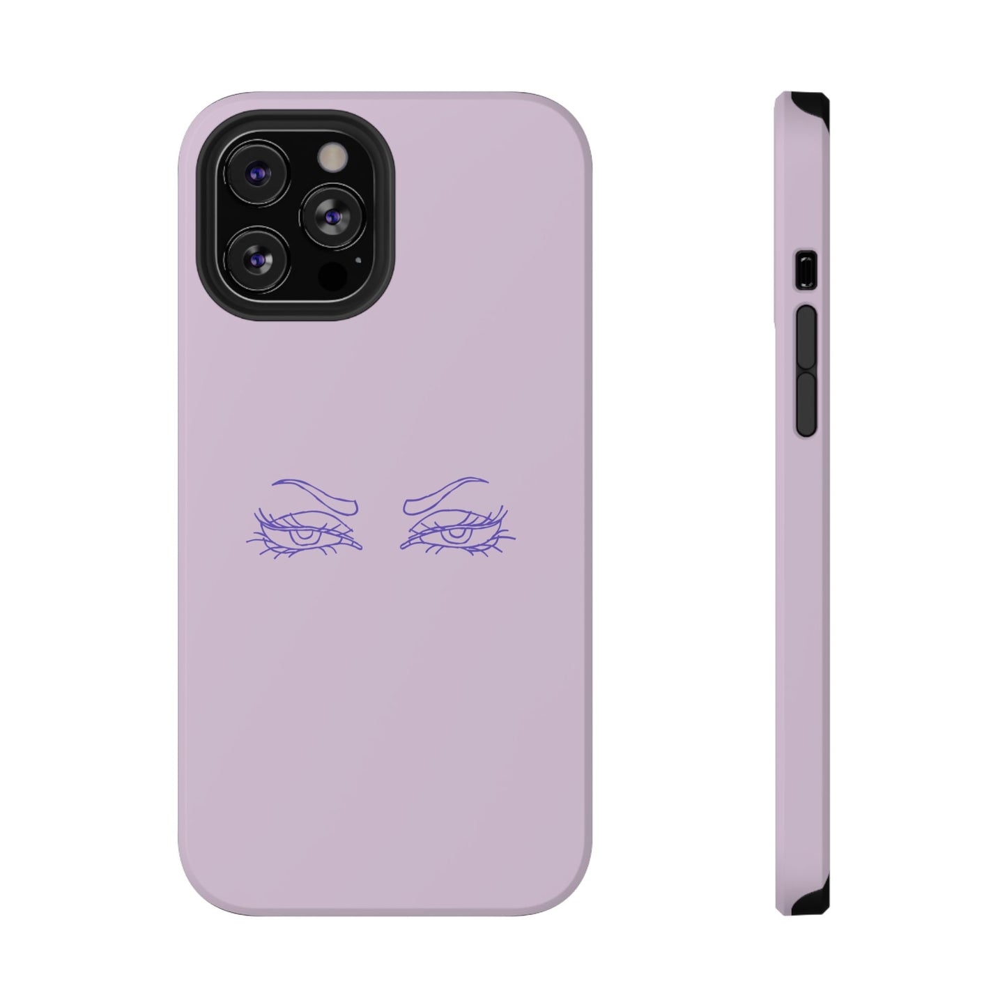 Sassy Line Art Eyes Phone Case – MagSafe Compatible for iPhone & Samsung Galaxy
