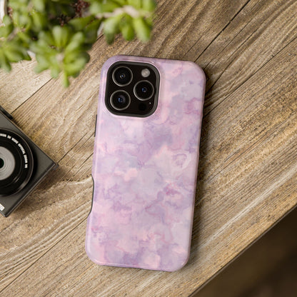 Lavender Dream Marble Phone Case – MagSafe Compatible for iPhone & Samsung Galaxy