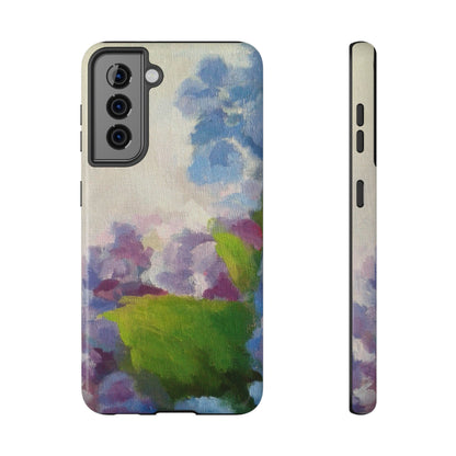Hydrangea Dream Phone Case – Artistic Floral Design, MagSafe Compatible for iPhone & Samsung Galaxy