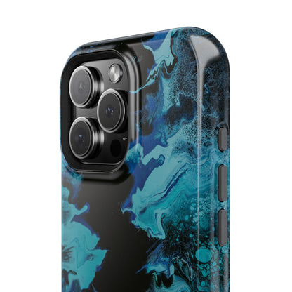 Deep Ocean Swirl Phone Case – MagSafe Compatible for iPhone & Samsung Galaxy