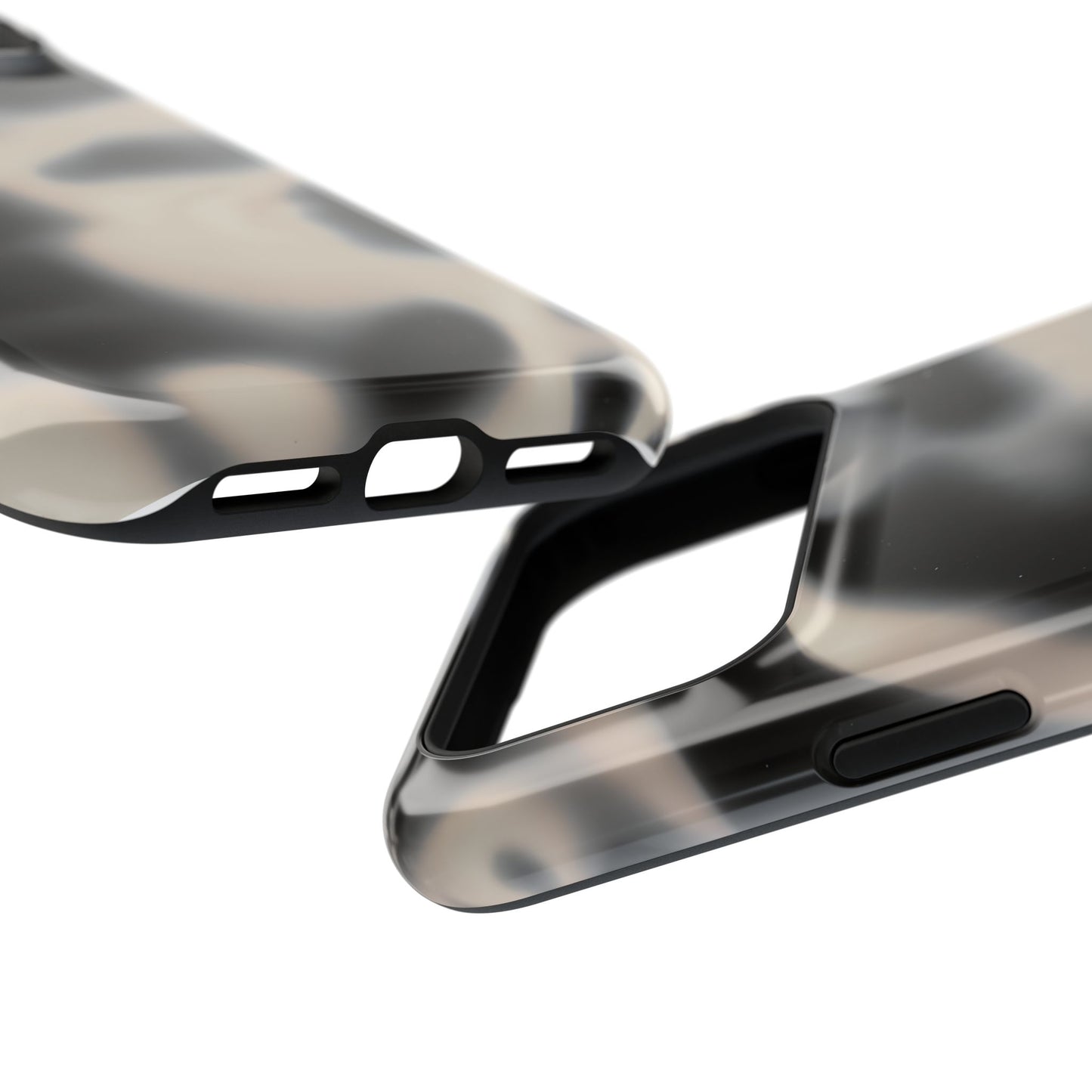 Smoky Marble Swirl Phone Case – MagSafe Compatible for iPhone & Samsung Galaxy