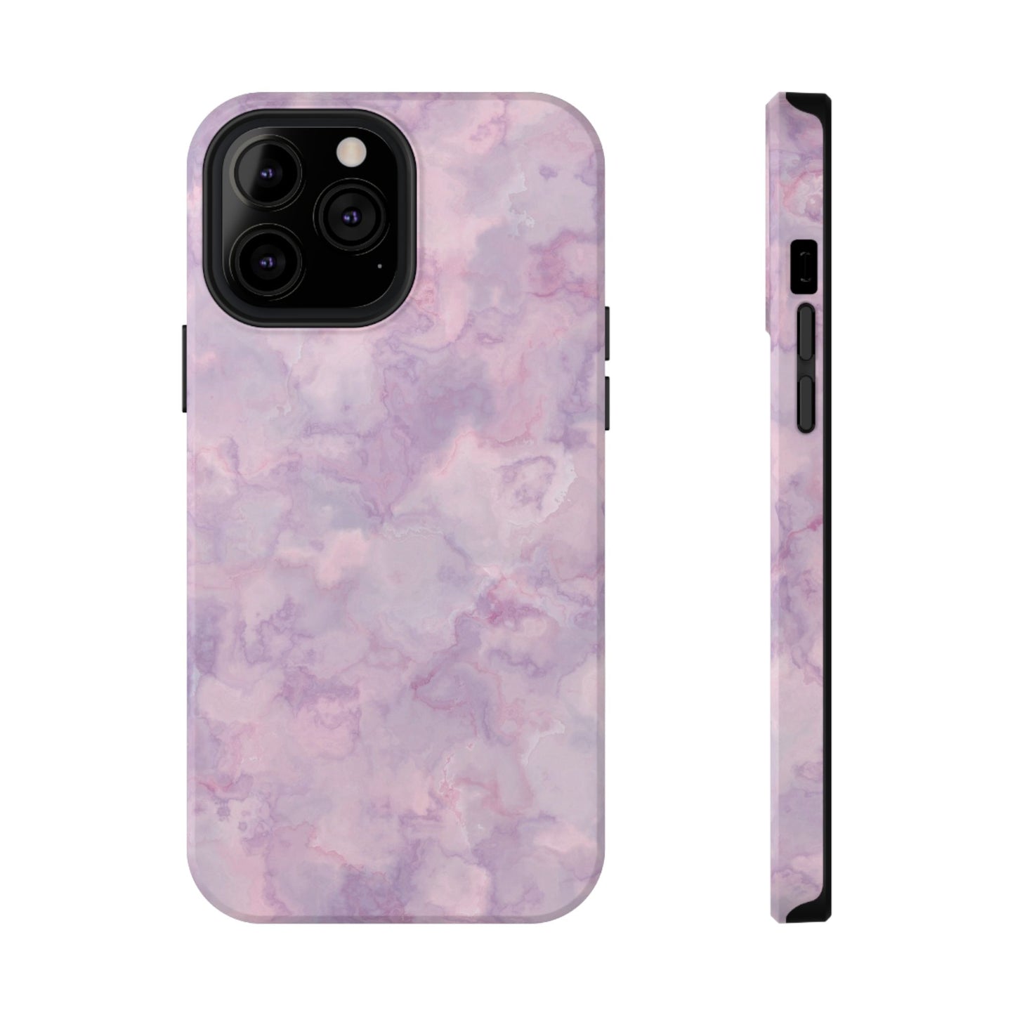 Lavender Dream Marble Phone Case – MagSafe Compatible for iPhone & Samsung Galaxy