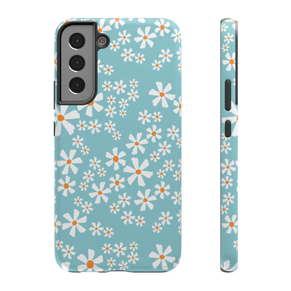 Vintage Daisy Field Phone Case – MagSafe Compatible for iPhone & Samsung Galaxy
