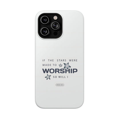 Psalm 14 8:3 "Stars Made to Worship" Phone Case – MagSafe Compatible for iPhone & Samsung Galaxy
