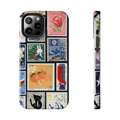 Stamp Collage Tough Phone Case - iPhone Case 15-11 All Sizes