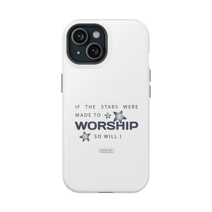 Psalm 14 8:3 "Stars Made to Worship" Phone Case – MagSafe Compatible for iPhone & Samsung Galaxy