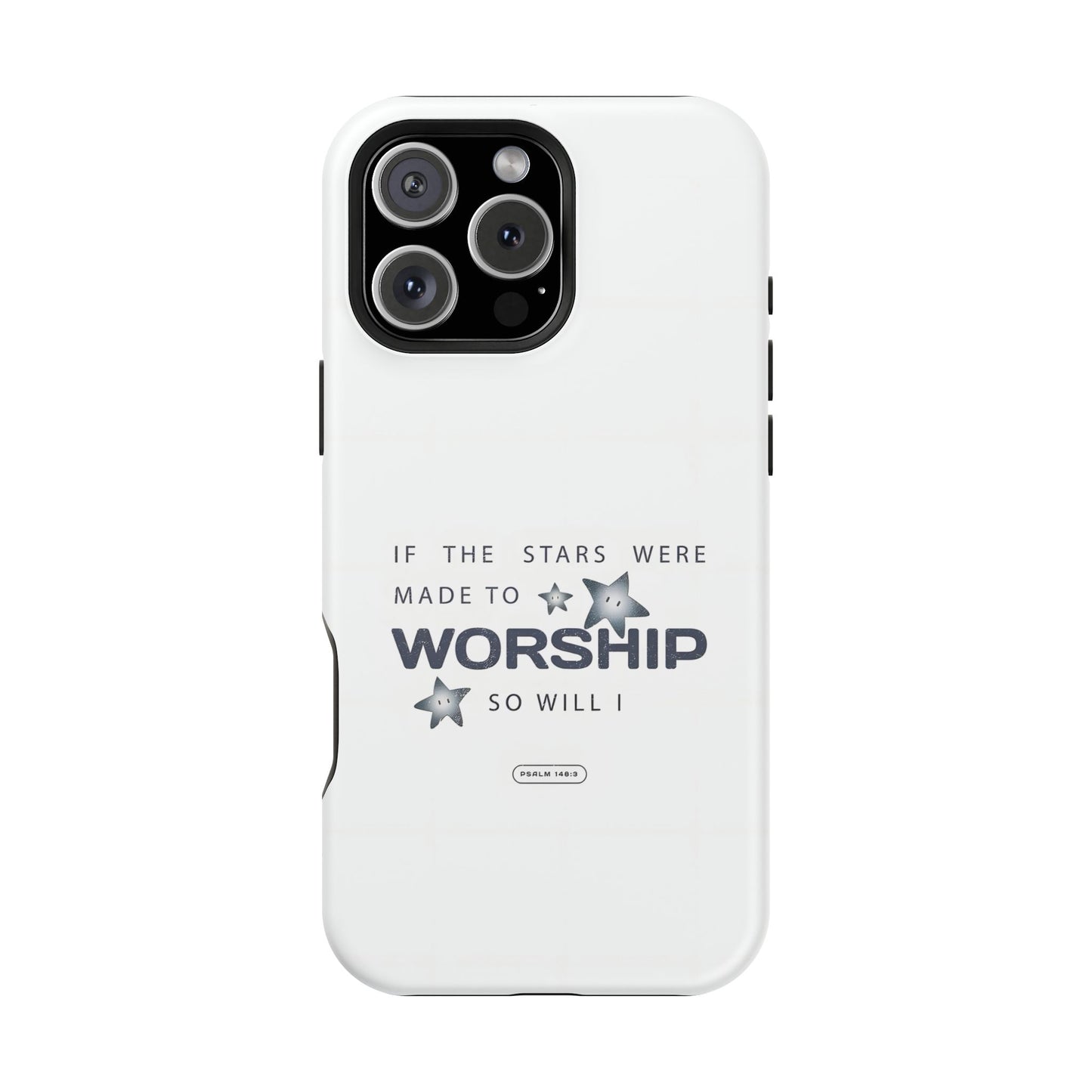 Psalm 14 8:3 "Stars Made to Worship" Phone Case – MagSafe Compatible for iPhone & Samsung Galaxy