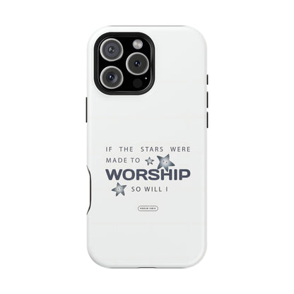 Psalm 14 8:3 "Stars Made to Worship" Phone Case – MagSafe Compatible for iPhone & Samsung Galaxy