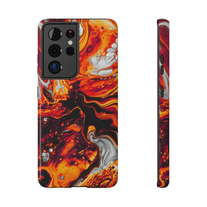 Molten Lava Abstract Phone Case – MagSafe Compatible for iPhone & Samsung Galaxy