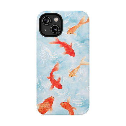 Koi Fish Pond Phone Case – MagSafe Compatible for iPhone & Samsung Galaxy