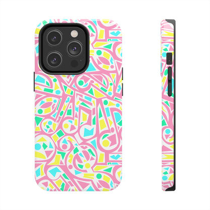 Retro 80's Style Music Graphic Phone Case - iPhone 11-15 All Sizes