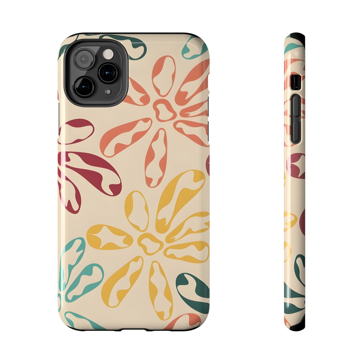 Tropical Flower Tough iPhone Case - iPhone 15-11 All Sizes