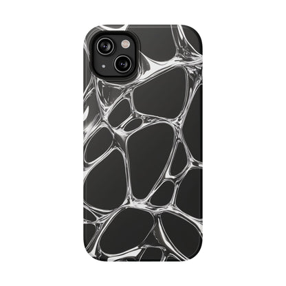 Liquid Metal Abstract Phone Case – MagSafe Compatible for iPhone & Samsung Galaxy