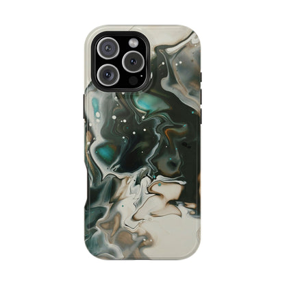 Terra Mist Earthtone Marble Phone Case – MagSafe Compatible for iPhone & Samsung Galaxy