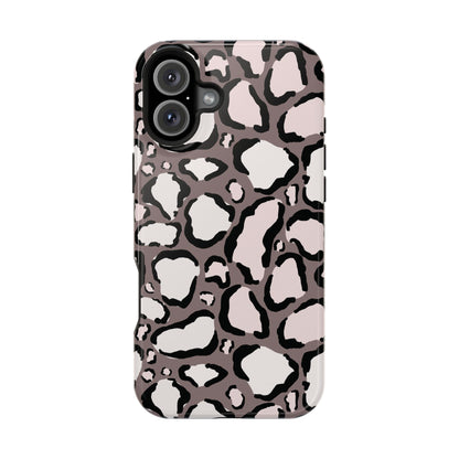 Chic Leopard Print Phone Case – MagSafe Compatible for iPhone & Samsung Galaxy