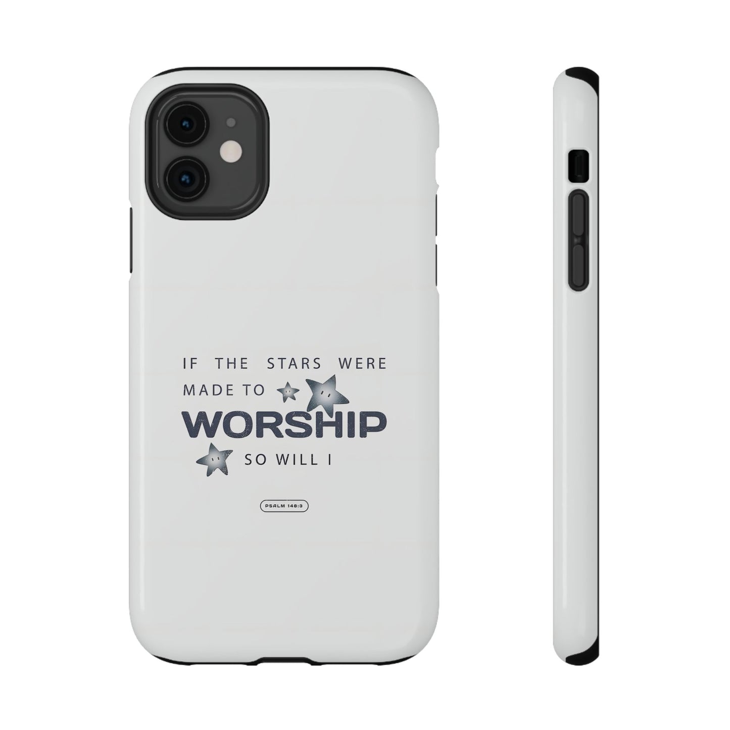 Psalm 14 8:3 "Stars Made to Worship" Phone Case – MagSafe Compatible for iPhone & Samsung Galaxy