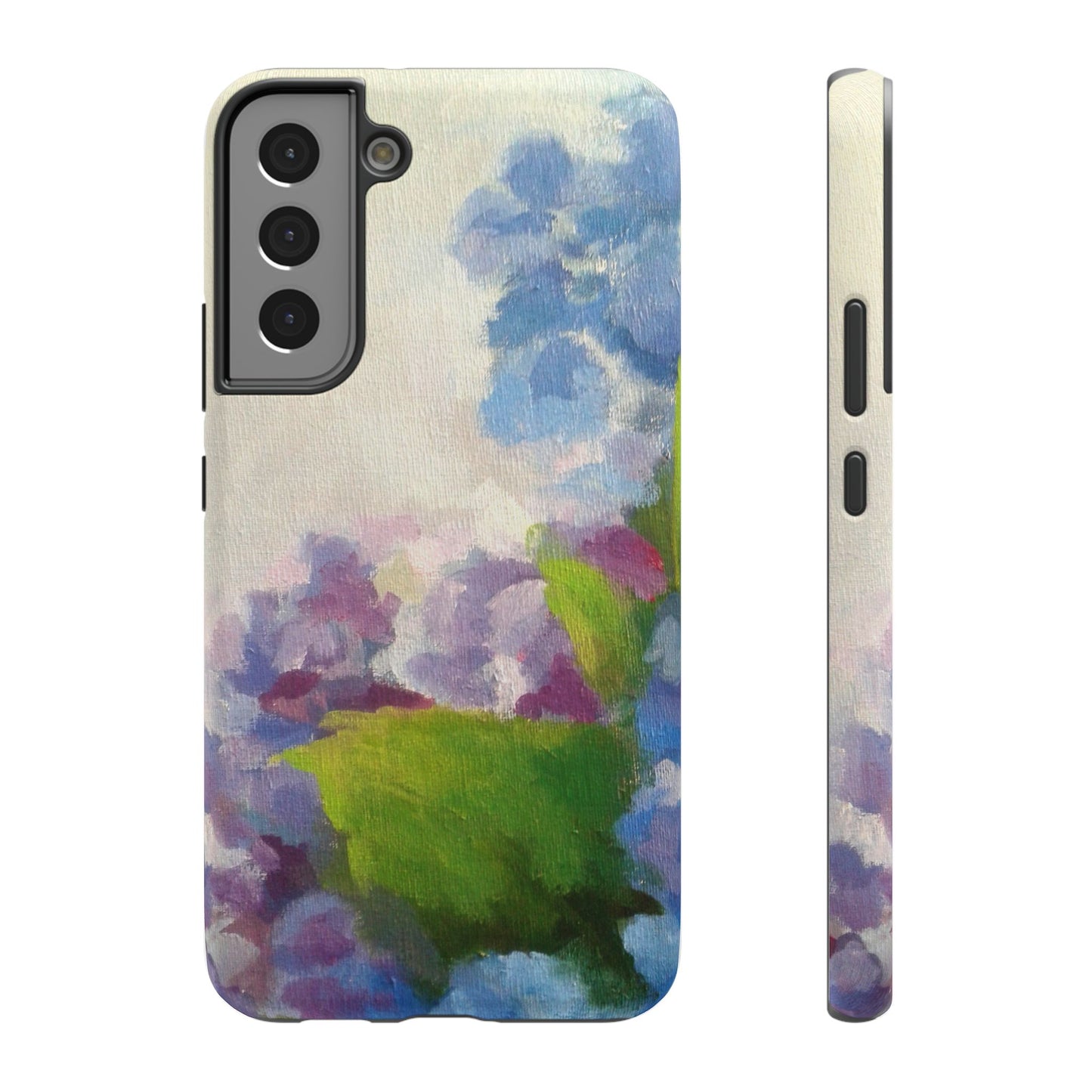 Hydrangea Dream Phone Case – Artistic Floral Design, MagSafe Compatible for iPhone & Samsung Galaxy
