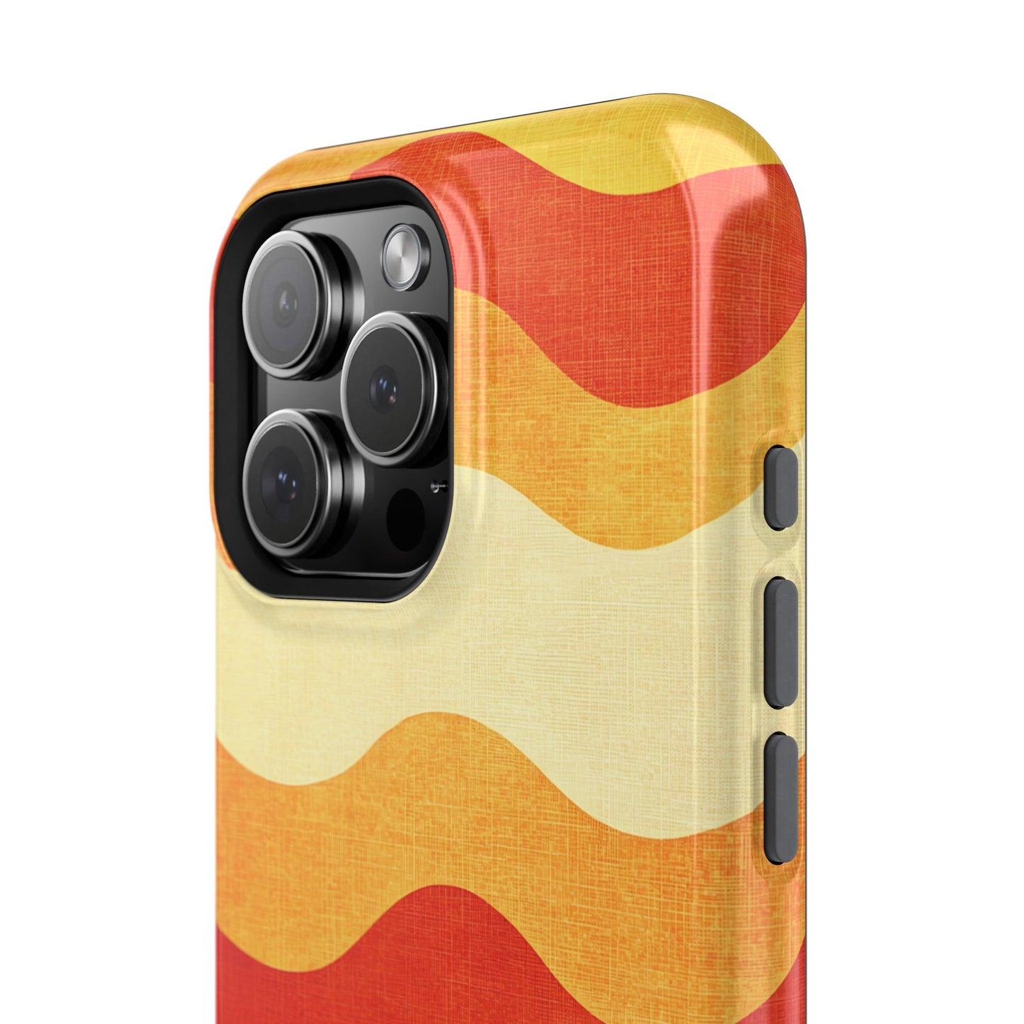 Retro Sunset Waves Phone Case – MagSafe Compatible for iPhone & Samsung Galaxy