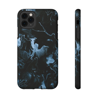 Midnight Frost Swirl Phone Case – MagSafe Compatible for iPhone & Samsung Galaxy