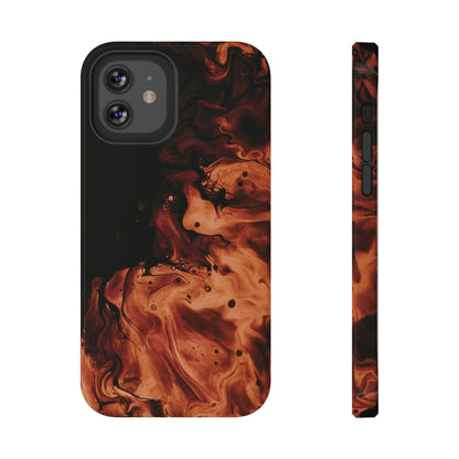 Molten Lava Abstract Art Phone Case – MagSafe Compatible for iPhone & Samsung Galaxy