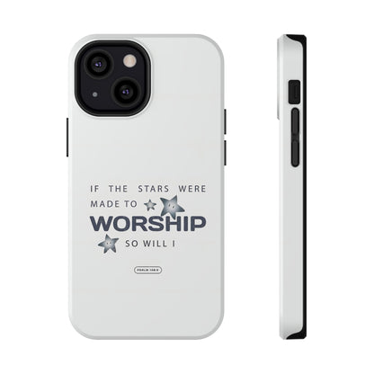 Psalm 14 8:3 "Stars Made to Worship" Phone Case – MagSafe Compatible for iPhone & Samsung Galaxy