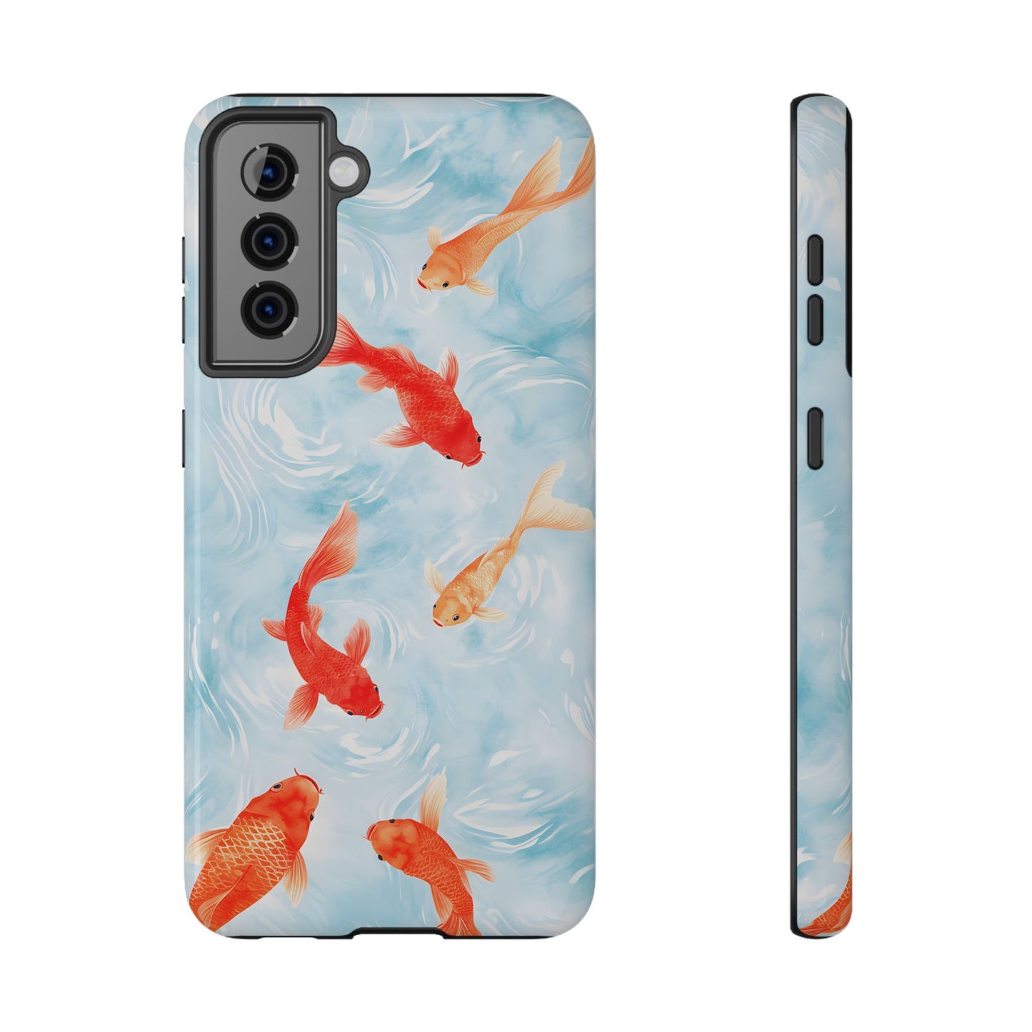 Koi Fish Pond Phone Case – MagSafe Compatible for iPhone & Samsung Galaxy