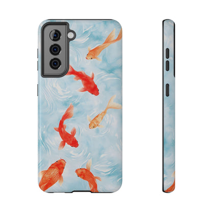 Koi Fish Pond Phone Case – MagSafe Compatible for iPhone & Samsung Galaxy