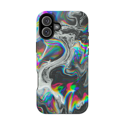 Holographic Swirl Phone Case – MagSafe Compatible for iPhone & Samsung Galaxy
