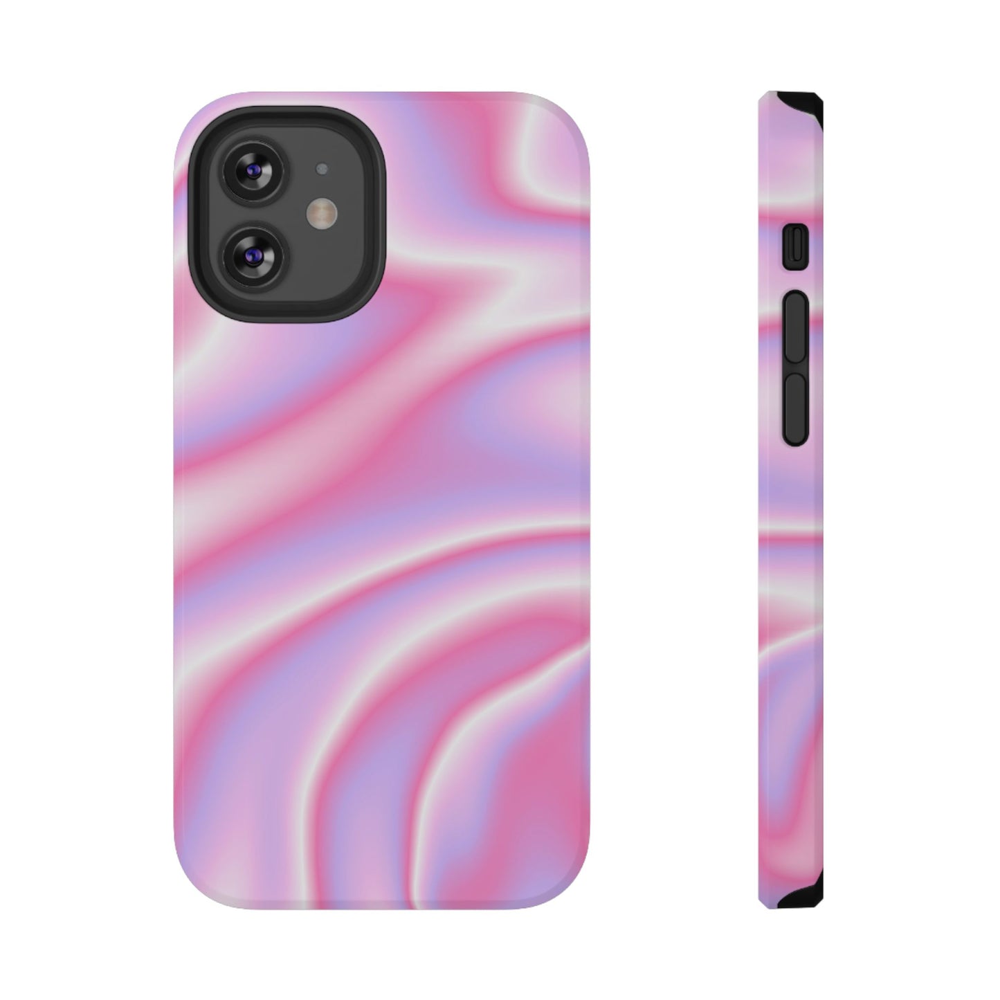 Pink Satin Lightwave Phone Case – MagSafe Compatible for iPhone & Samsung Galaxy