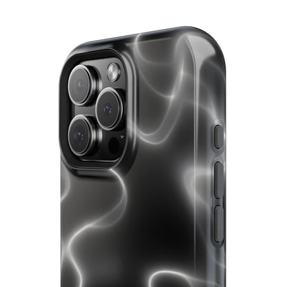 Electric Black Glow Phone Case – MagSafe Compatible for iPhone & Samsung Galaxy