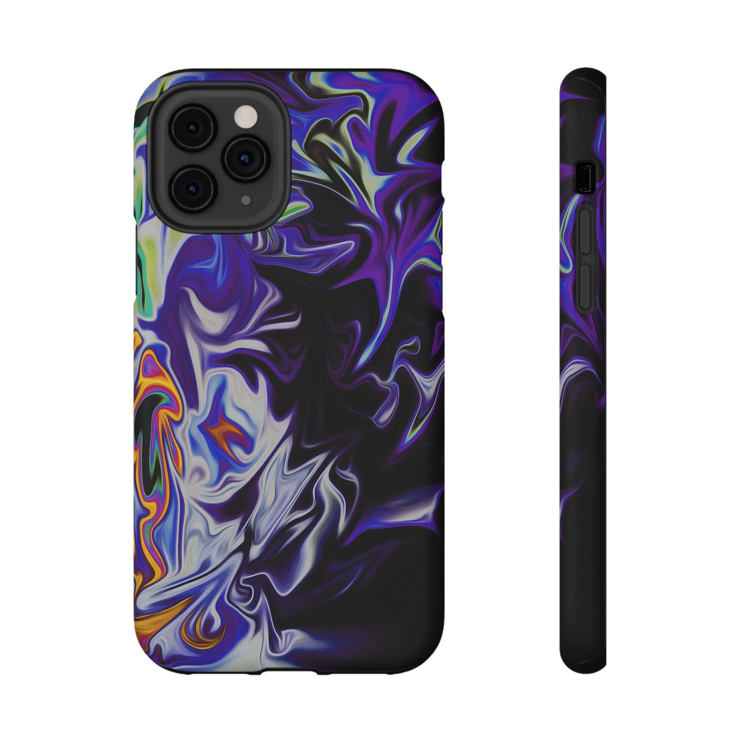 Dark Cosmic Swirl Phone Case – MagSafe Compatible for iPhone & Samsung Galaxy