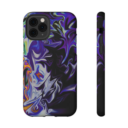 Dark Cosmic Swirl Phone Case – MagSafe Compatible for iPhone & Samsung Galaxy
