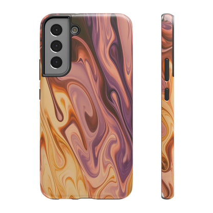 Golden Hour Swirl Phone Case – MagSafe Compatible for iPhone & Samsung Galaxy