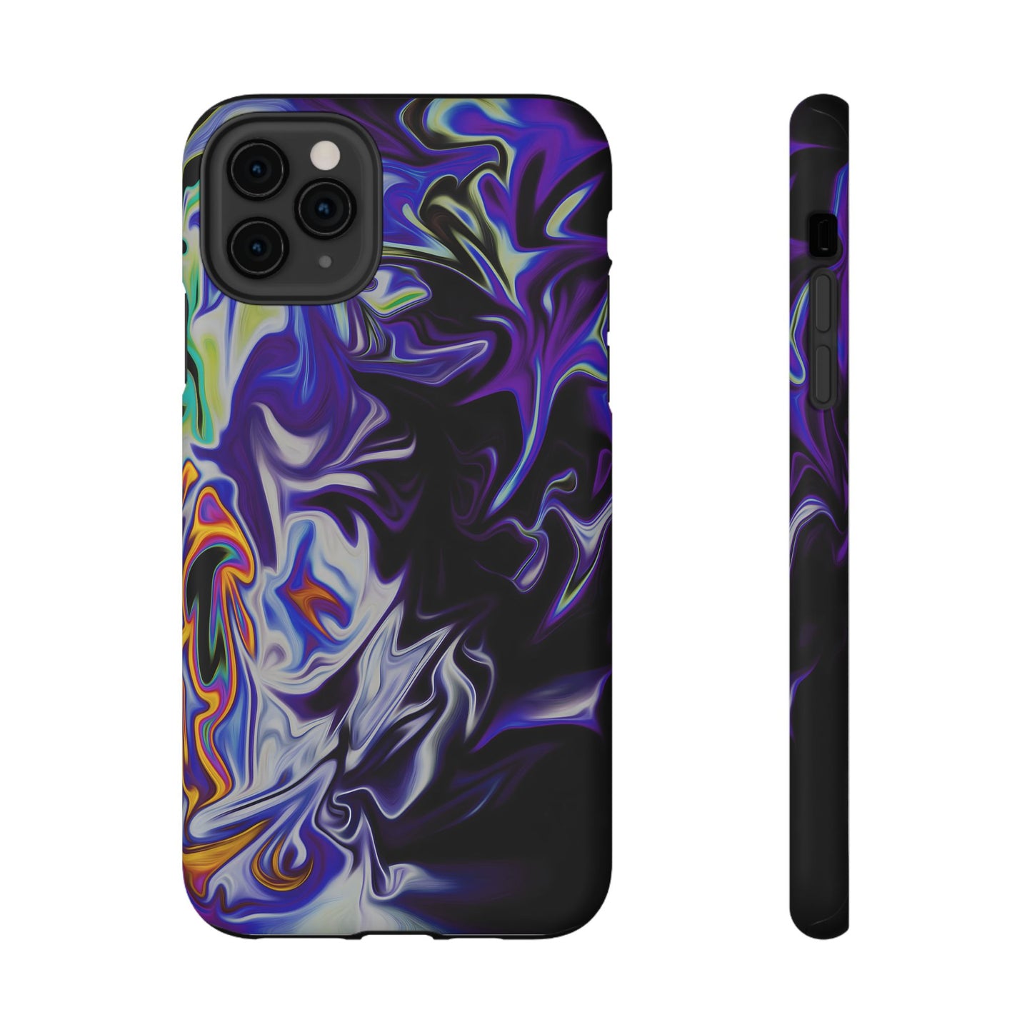 Dark Cosmic Swirl Phone Case – MagSafe Compatible for iPhone & Samsung Galaxy