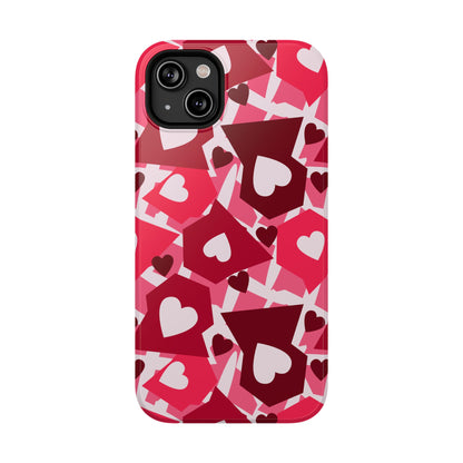 Pink Social Love Icons Phone Case – MagSafe Compatible for iPhone & Samsung Galaxy