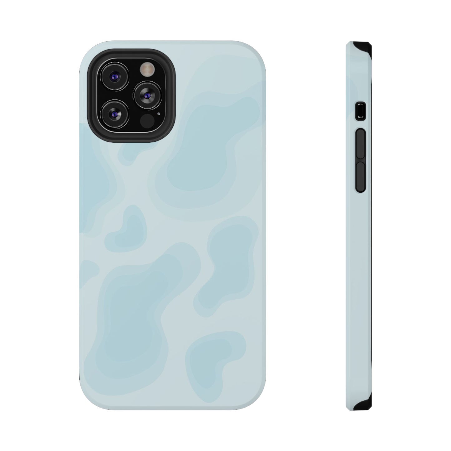 Pastel Puddle Blue Camo Phone Case – MagSafe Compatible for iPhone & Samsung Galaxy