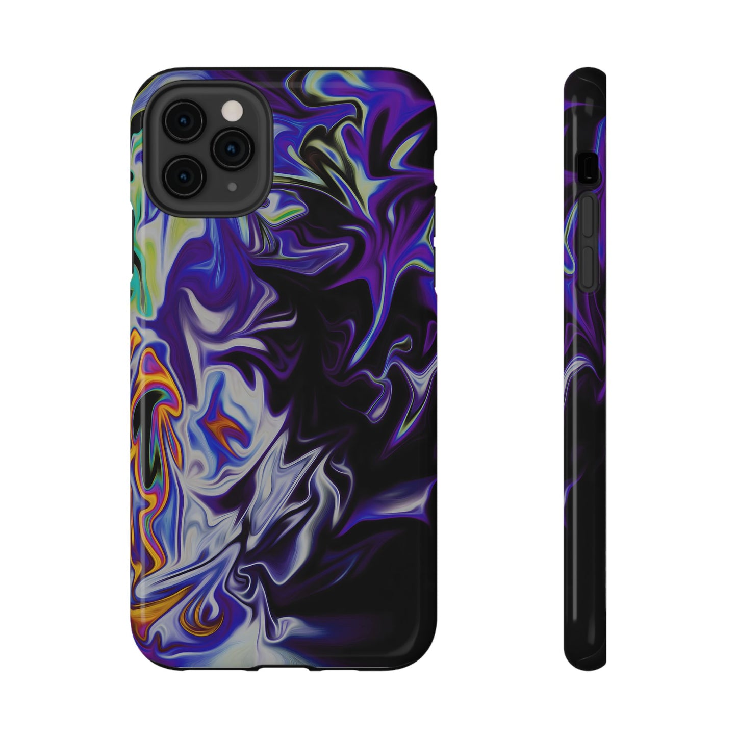 Dark Cosmic Swirl Phone Case – MagSafe Compatible for iPhone & Samsung Galaxy