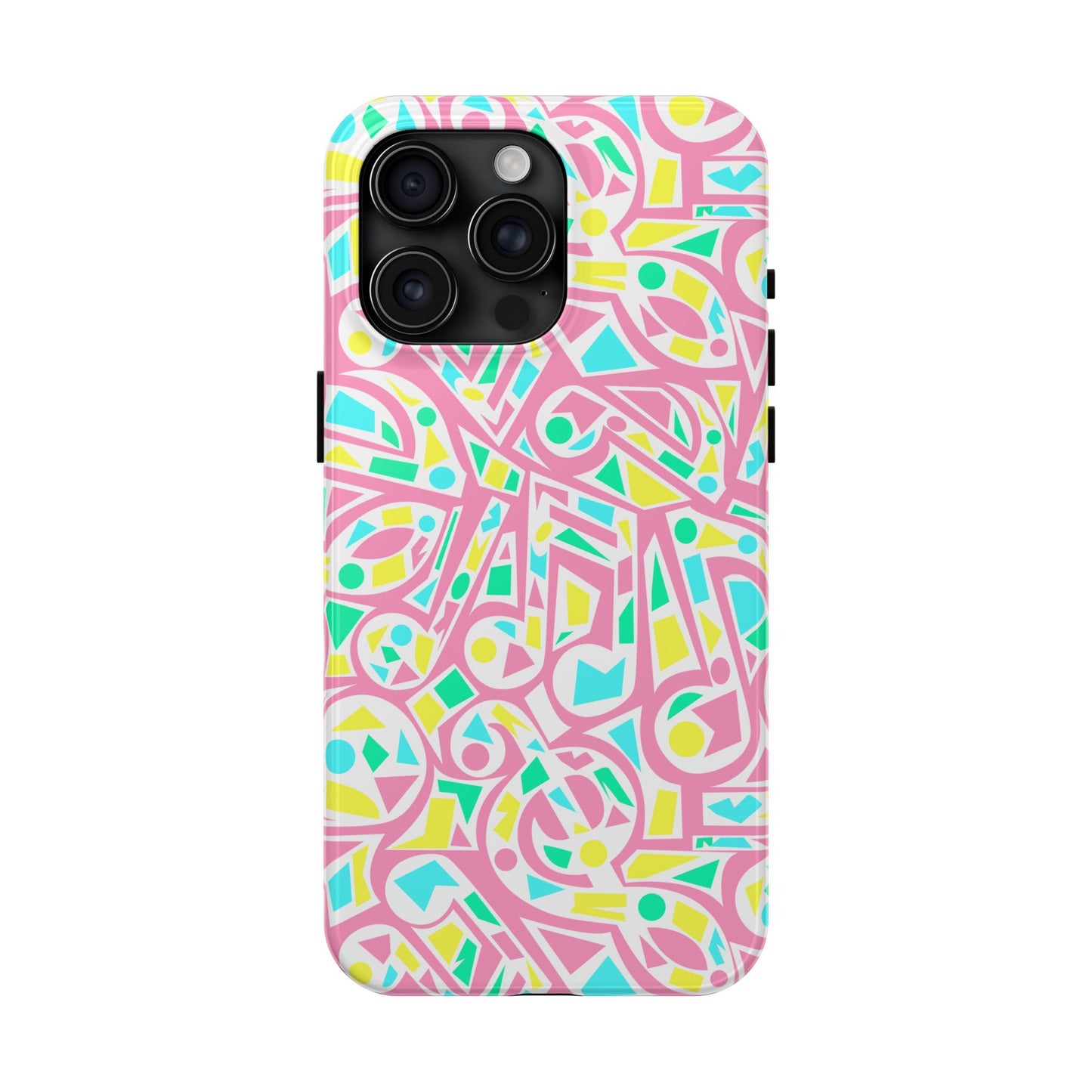 Retro 80's Style Music Graphic Phone Case - iPhone 11-15 All Sizes