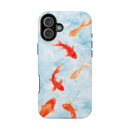 Koi Fish Pond Phone Case – MagSafe Compatible for iPhone & Samsung Galaxy