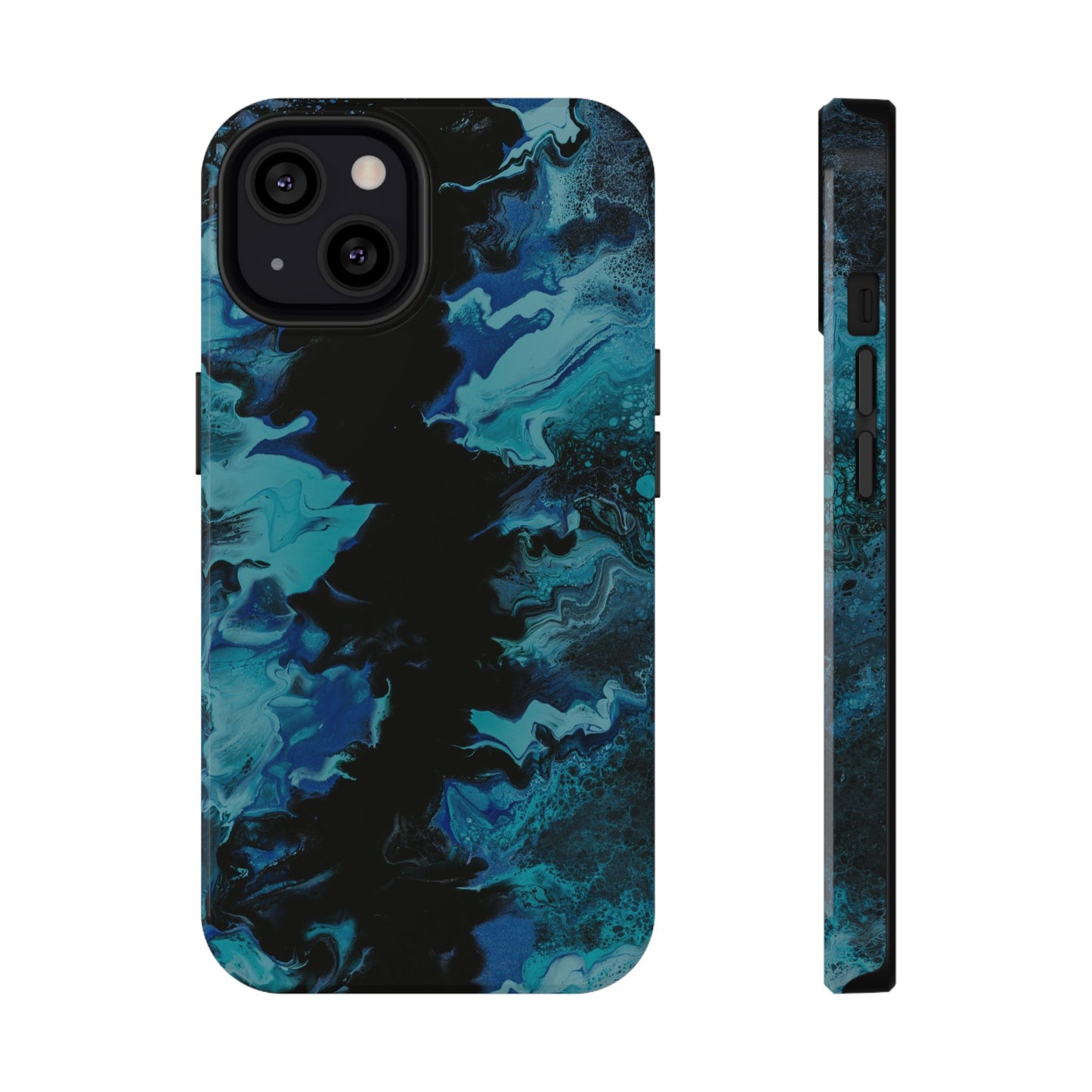 Deep Ocean Swirl Phone Case – MagSafe Compatible for iPhone & Samsung Galaxy