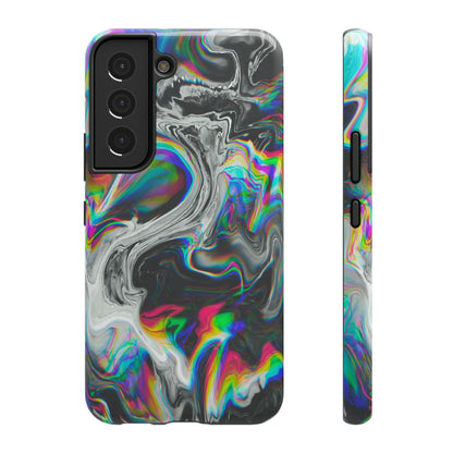 Holographic Swirl Phone Case – MagSafe Compatible for iPhone & Samsung Galaxy