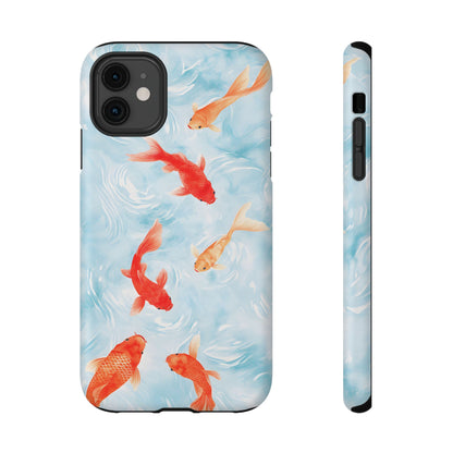 Koi Fish Pond Phone Case – MagSafe Compatible for iPhone & Samsung Galaxy