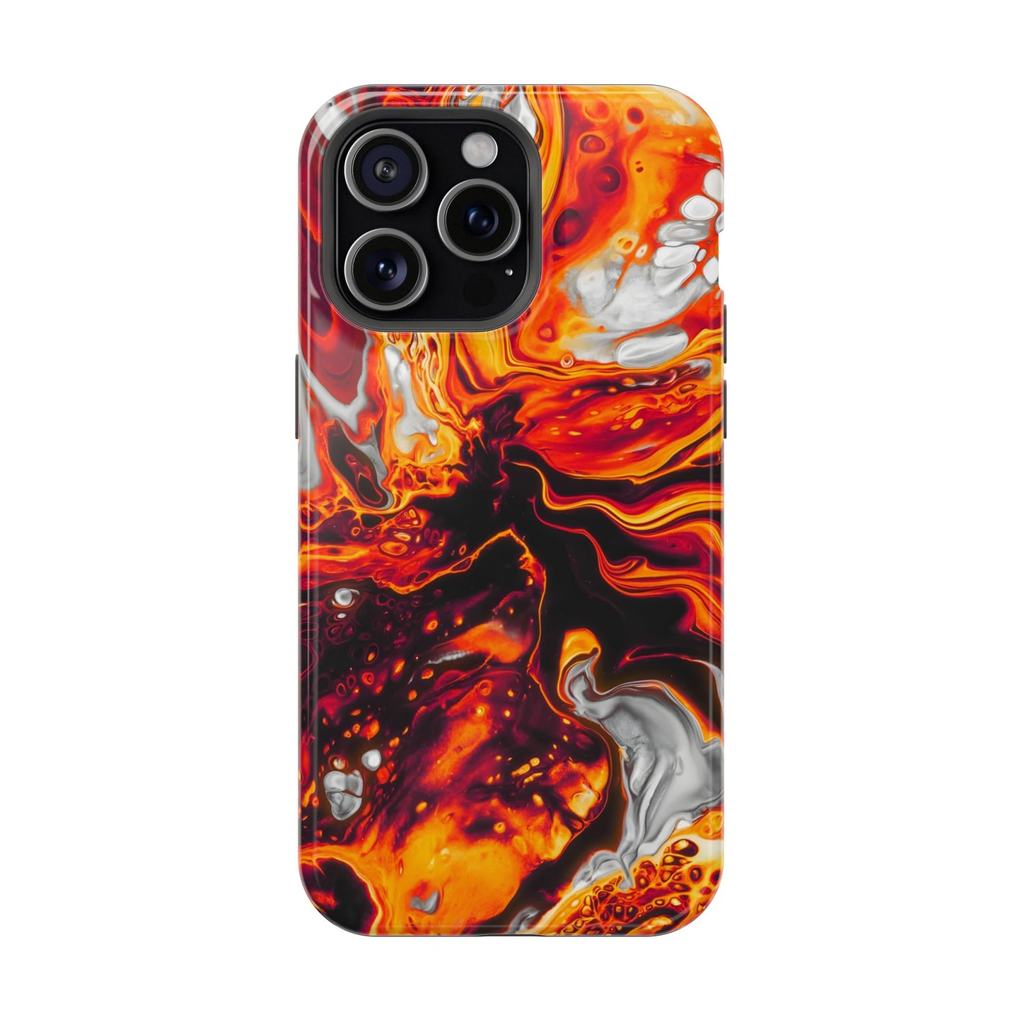 Molten Lava Abstract Phone Case – MagSafe Compatible for iPhone & Samsung Galaxy