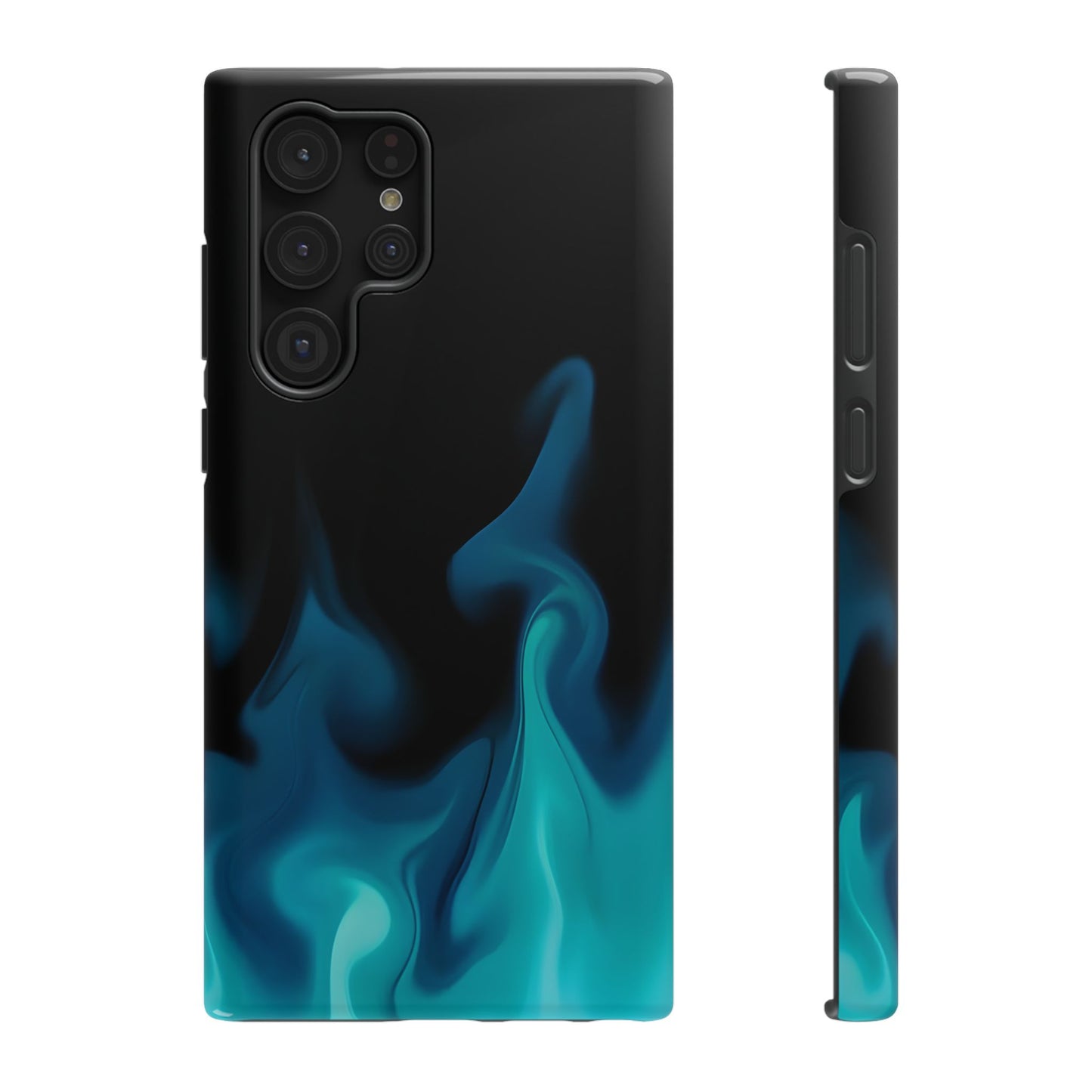 Blue Flame Energy Phone Case – MagSafe Compatible for iPhone & Samsung Galaxy