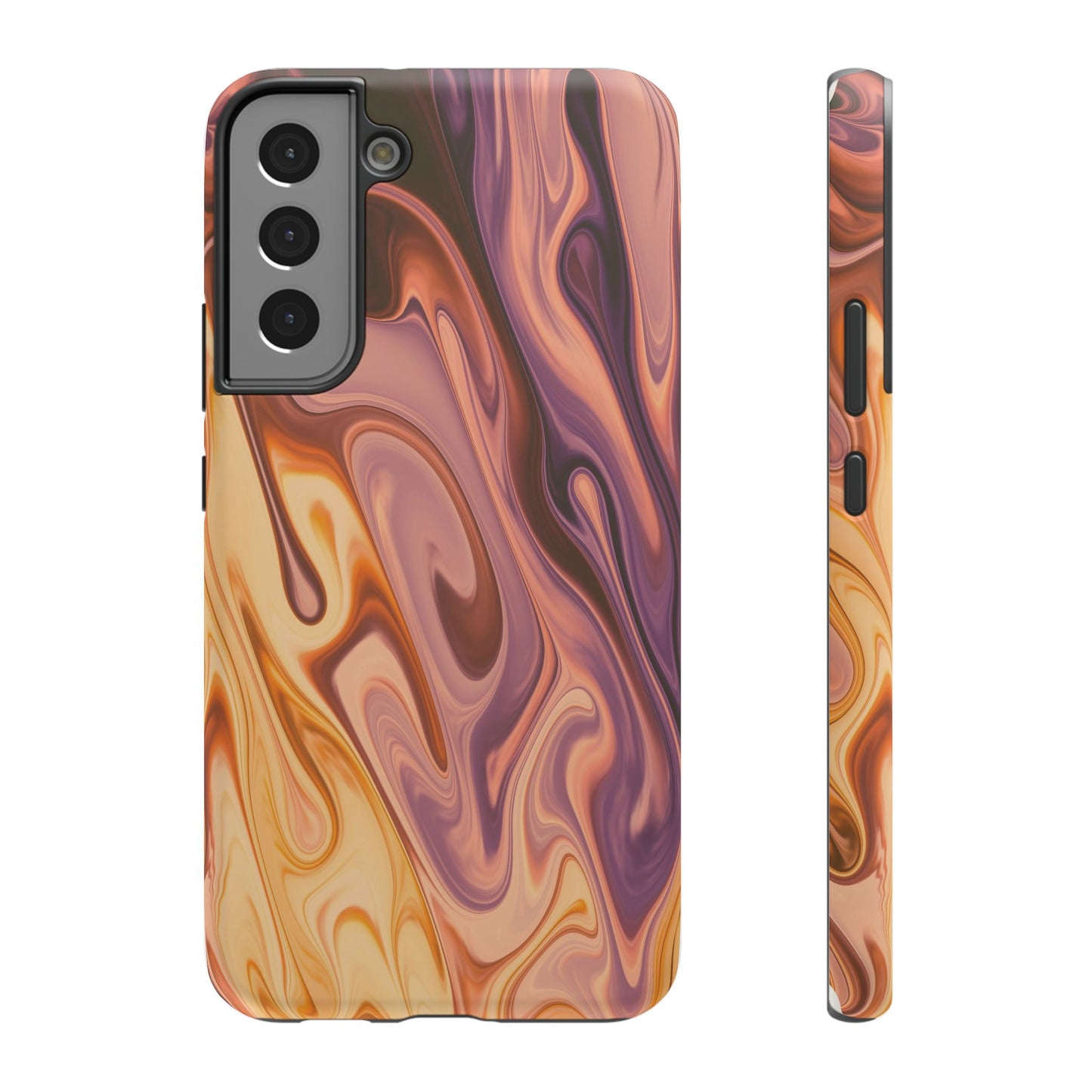 Golden Hour Swirl Phone Case – MagSafe Compatible for iPhone & Samsung Galaxy