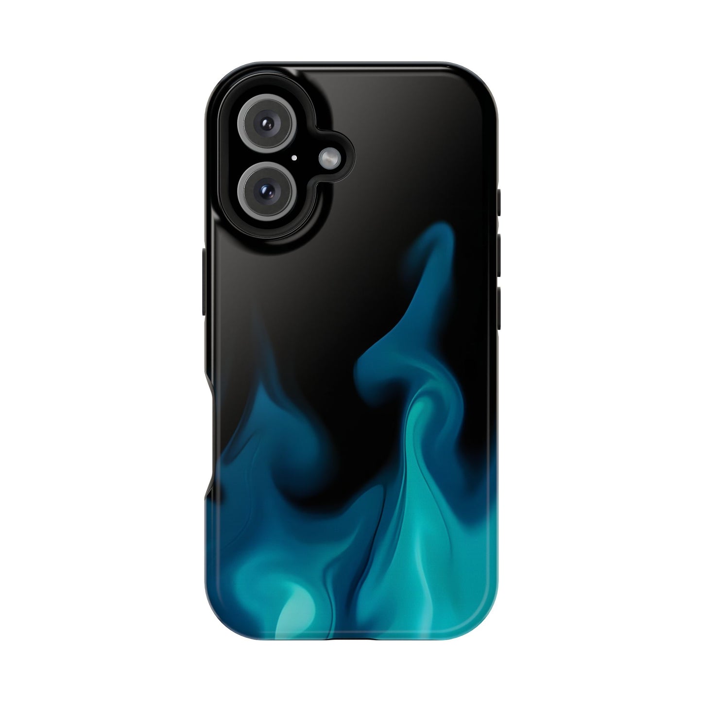 Blue Flame Energy Phone Case – MagSafe Compatible for iPhone & Samsung Galaxy